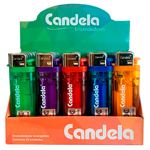 Encendedor clasico recargable x 25 un.